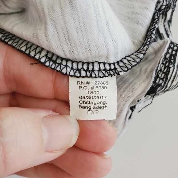 K1327 * U.S. Polo Assn. Girls Dress Black White Size 12M - Picture 6 of 8